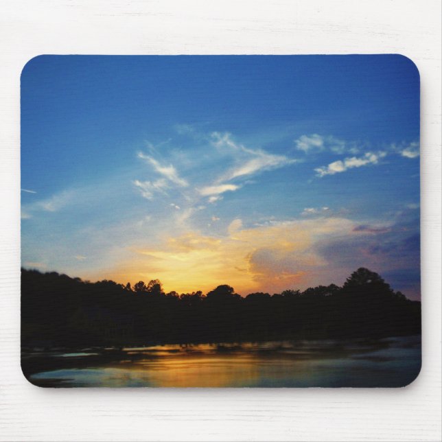 Tapis De Souris Sunset Mountain Lake (Devant)