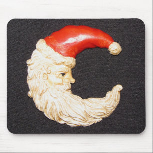 Tapis De Souris Super Cool Classic Round Santa Claus Pad souris