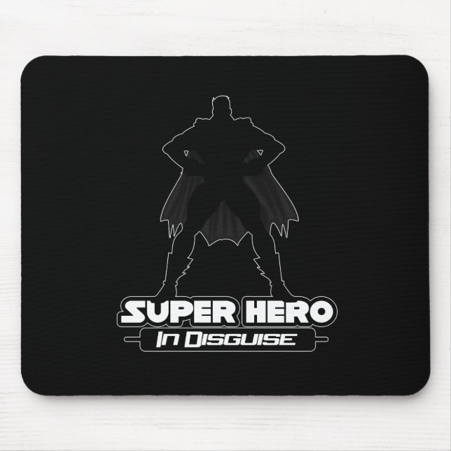 Tapis De Souris Super Héros déguisé (Devant)