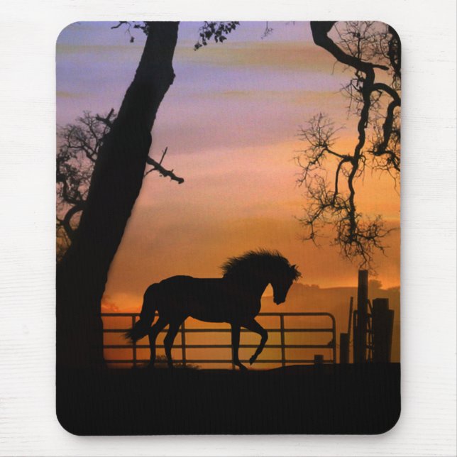 Tapis De Souris Super mignon Souris Cheval (Devant)