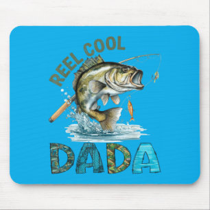 Tapis De Souris Super Papa Fête des Pères Amateurs de Pêche