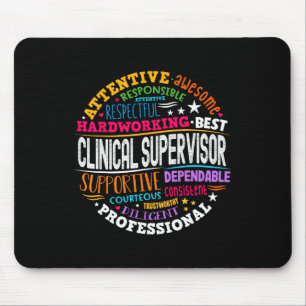 Tapis De Souris Superbe Cadeau pour Superviseur Clinique Appréciat