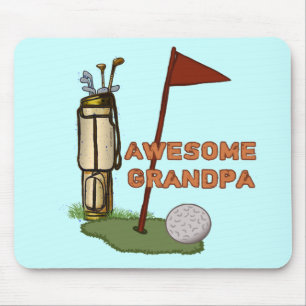 Tapis De Souris Superbe Grandpa Golf