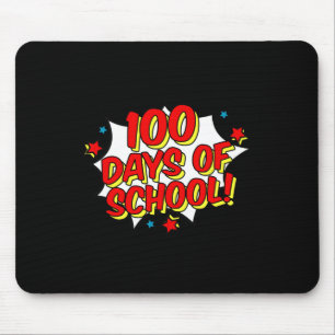 Tapis De Souris Superhero Style Joyeux 100ème 100 Jours d'école