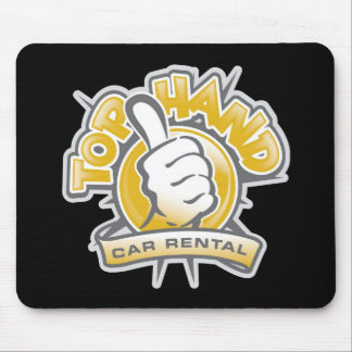 Tapis de souris supérieur de main