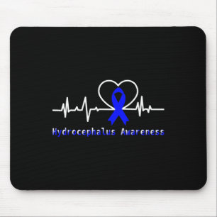 Tapis De Souris Support Heartbeat du guerrier de sensibilisation