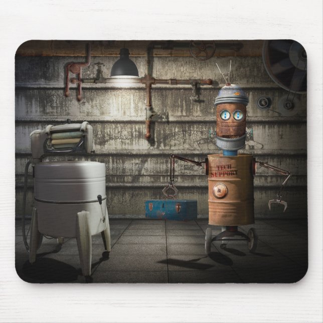 Tapis De Souris Support technique Mousepad de Steampunk (Devant)