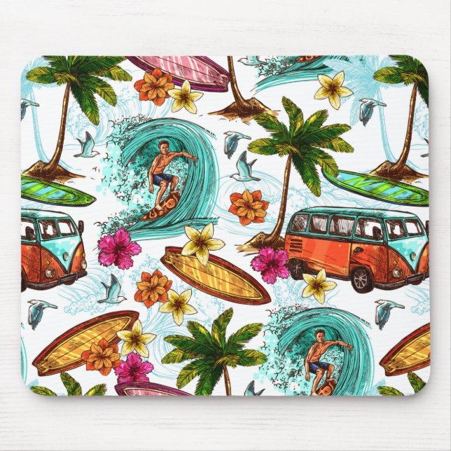 Tapis De Souris Surf cool motif (Devant)
