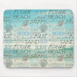 Tapis De Souris Surf de plage mer de sable