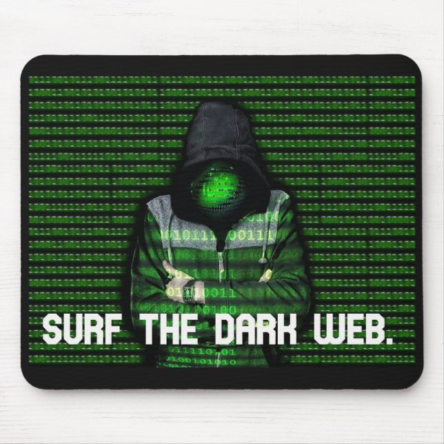 Tapis De Souris Surf du web noir 07062021 (Devant)