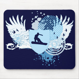 Tapis De Souris surf hi-fi. suivi en bleu.