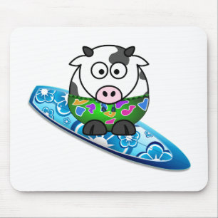 Tapis De Souris Surfer cow