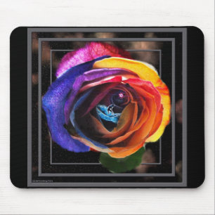 Tapis De Souris Surfer sur le Rose Rainbow