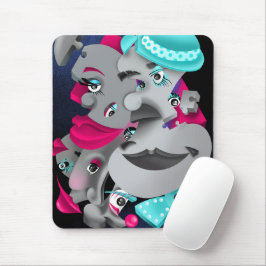 Tapis De Souris Surreal Puzzle face souris souris souris