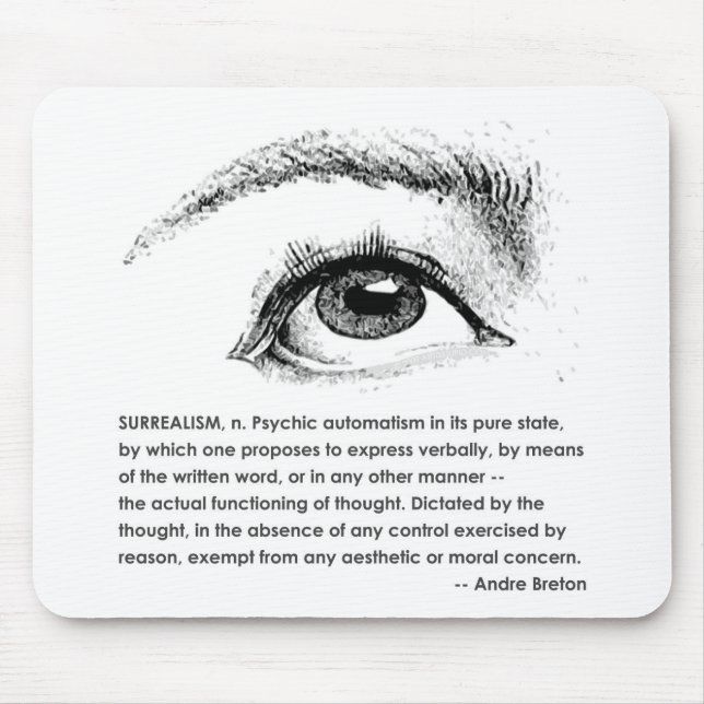 Tapis De Souris Surréalisme défini (Devant)