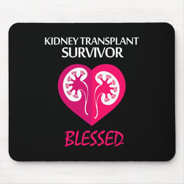 Tapis De Souris Survivant de la transplantation de maladie (Devant)