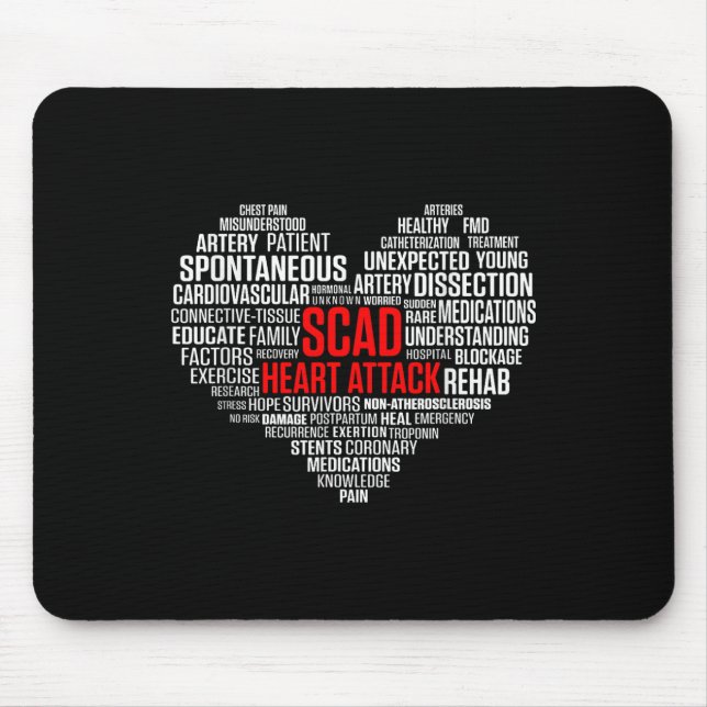 Tapis De Souris Survivant de l'attaque cardiaque de la cadence (Devant)