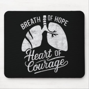 Tapis De Souris Survivant du poumon collabé Maladie pulmonaire Pne