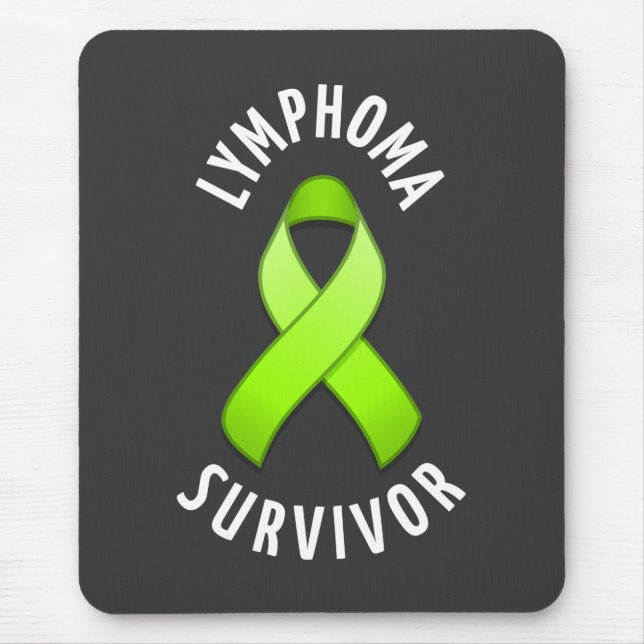 Tapis De Souris Survivant Mousepad de Cancer de lymphome (Devant)