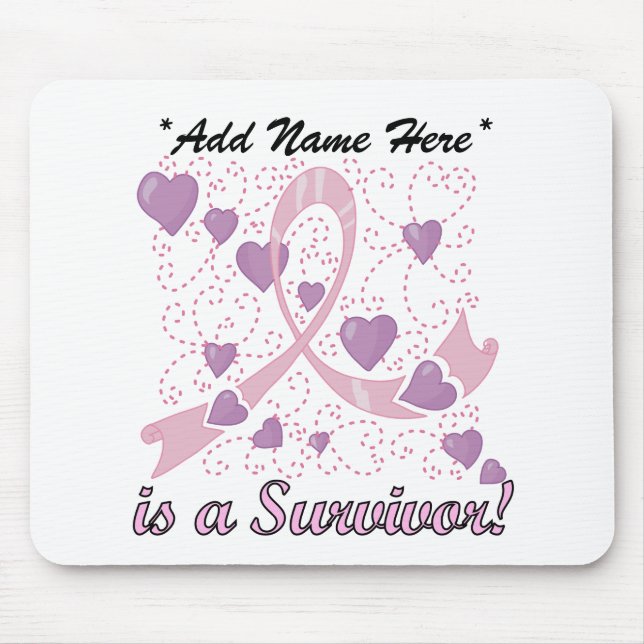 Tapis De Souris Survivant personnalisable Mousepad de cancer du (Devant)