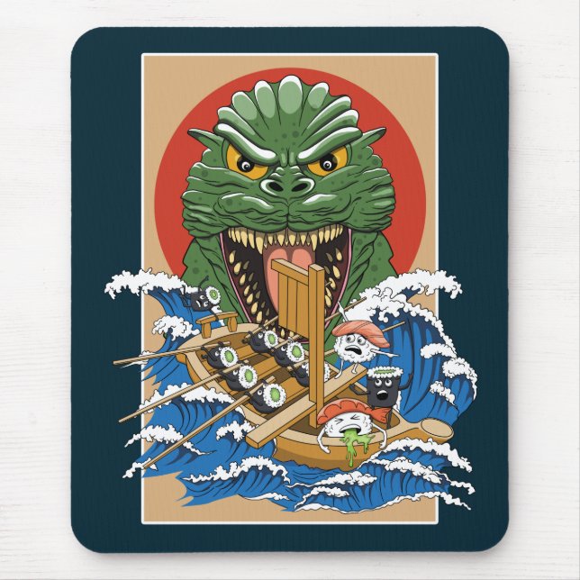 Tapis De Souris Sushi Lover japonais (Devant)