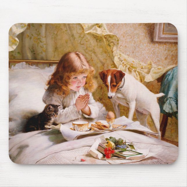 Tapis De Souris Suspense de Charles Burton Barber (Devant)