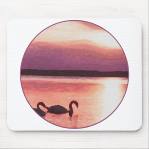 Tapis De Souris Swans couchés