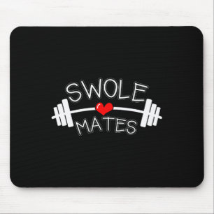 Tapis De Souris Swole Mates Correspondant Couples Entraînement Gym