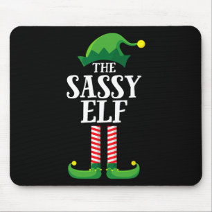 Tapis De Souris Sy Elf Correspondant Famille Groupe Noël