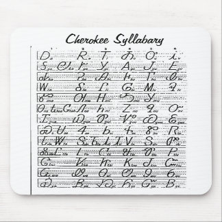 Tapis De Souris Syllabary cherokee Mousepad