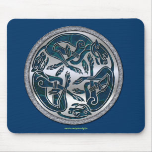 Tapis De Souris Symbole 3 Chien Celtique irlandais Mousepad