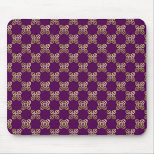 Tapis De Souris Symbole bouddhiste doré Vajra