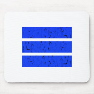 Tapis De Souris Symbole cool 3 lignes Uniformité et harmonie col