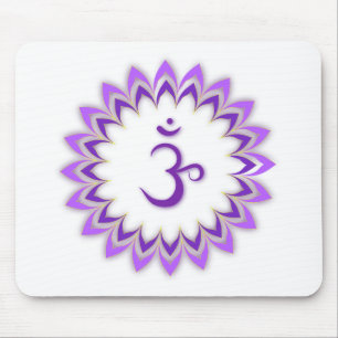 Tapis De Souris Symbole de l'OM/couronne Chakra