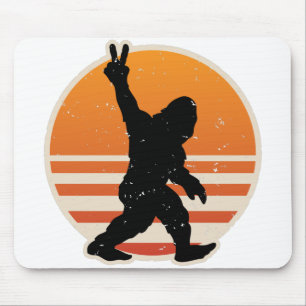 Tapis De Souris Symbole de paix de Bigfoot