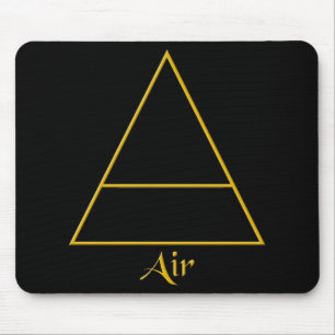 Tapis De Souris Symbole d'élément d'air de Falln Pagan