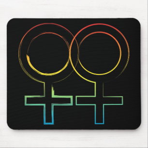 Tapis De Souris symbole lesbien