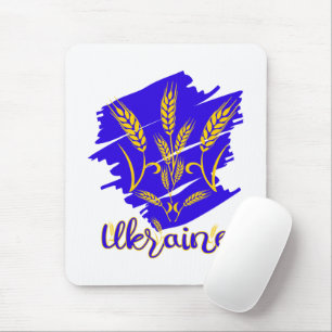 Tapis De Souris Symbole national ukrainien tryzub fait d'oreille d