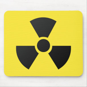 Tapis De Souris Symbole radioactif