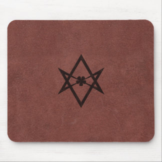 Tapis De Souris Symbole unicursale de Thelemic de Hexagram sur le