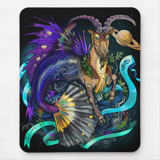 Tapis De Souris SYMBOLE Zodiaque Capricorne (Devant)