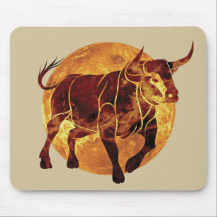 Tapis De Souris SYMBOLE Zodiaque Taurus