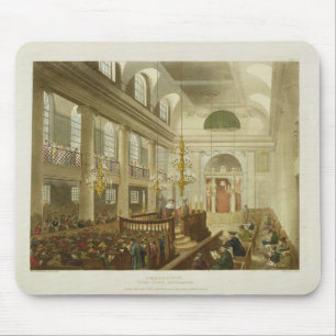 Tapis De Souris Synagogue, ducs Place, Houndsditch, d'Ackerman