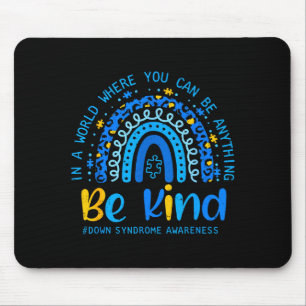 Tapis De Souris syndrome de down sensibilisation soyez gentil arc-