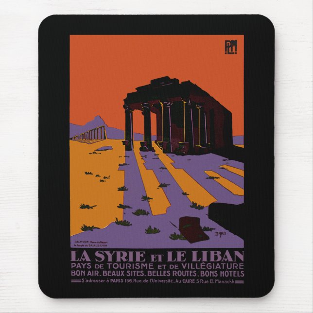Tapis De Souris Syrie et Liban (Devant)