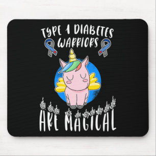 Tapis De Souris t1d diabète type 1 sensibilisation aux guerriers d