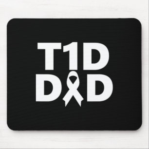 Tapis De Souris T1d Sensibilisation au diabète pour papa