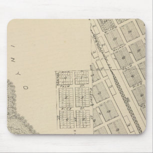 Tapis De Souris T2124S R3637F Carte de la section du comté de Tul