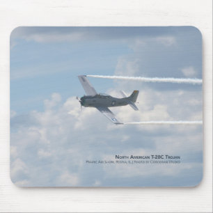 Tapis De Souris T-28C Avion de cheval de Troie