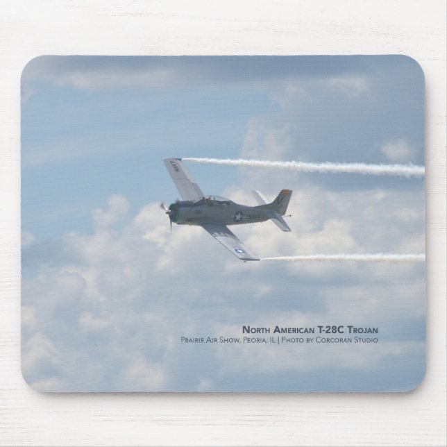 Tapis De Souris T-28C Avion de cheval de Troie (Devant)